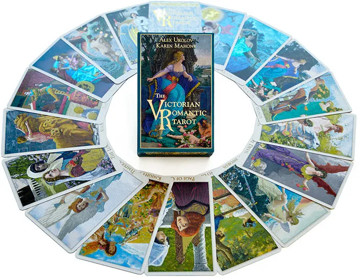 The Victorian Romantic Tarot third edition (metallic overlay). Now sold out.