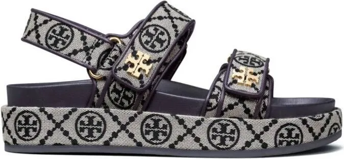 Tory Burch Kira Sport monogram sandals Blue