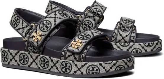 Tory Burch Kira Sport monogram sandals Blue