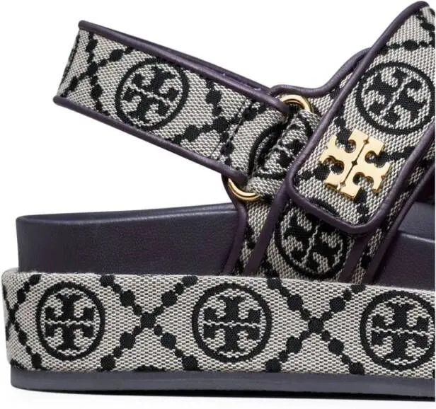 Tory Burch Kira Sport monogram sandals Blue