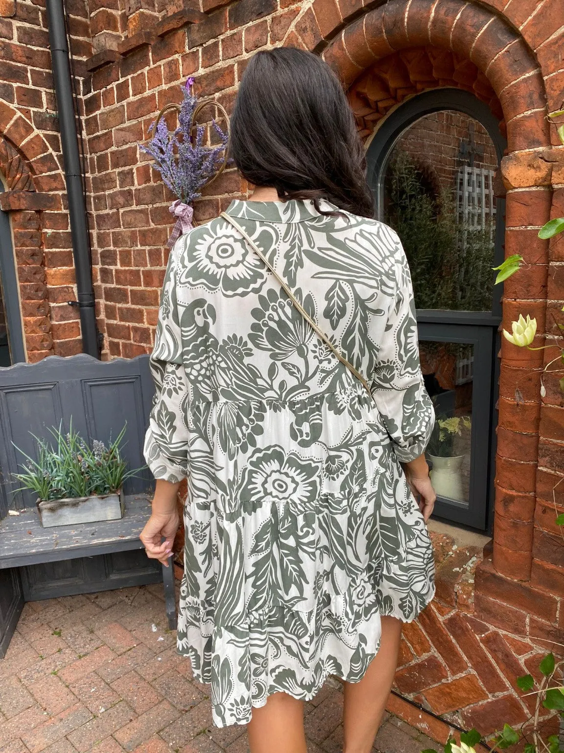 Tropical Print Dress Devon