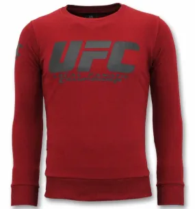 UFC Championship Men Sweater Bordeaux