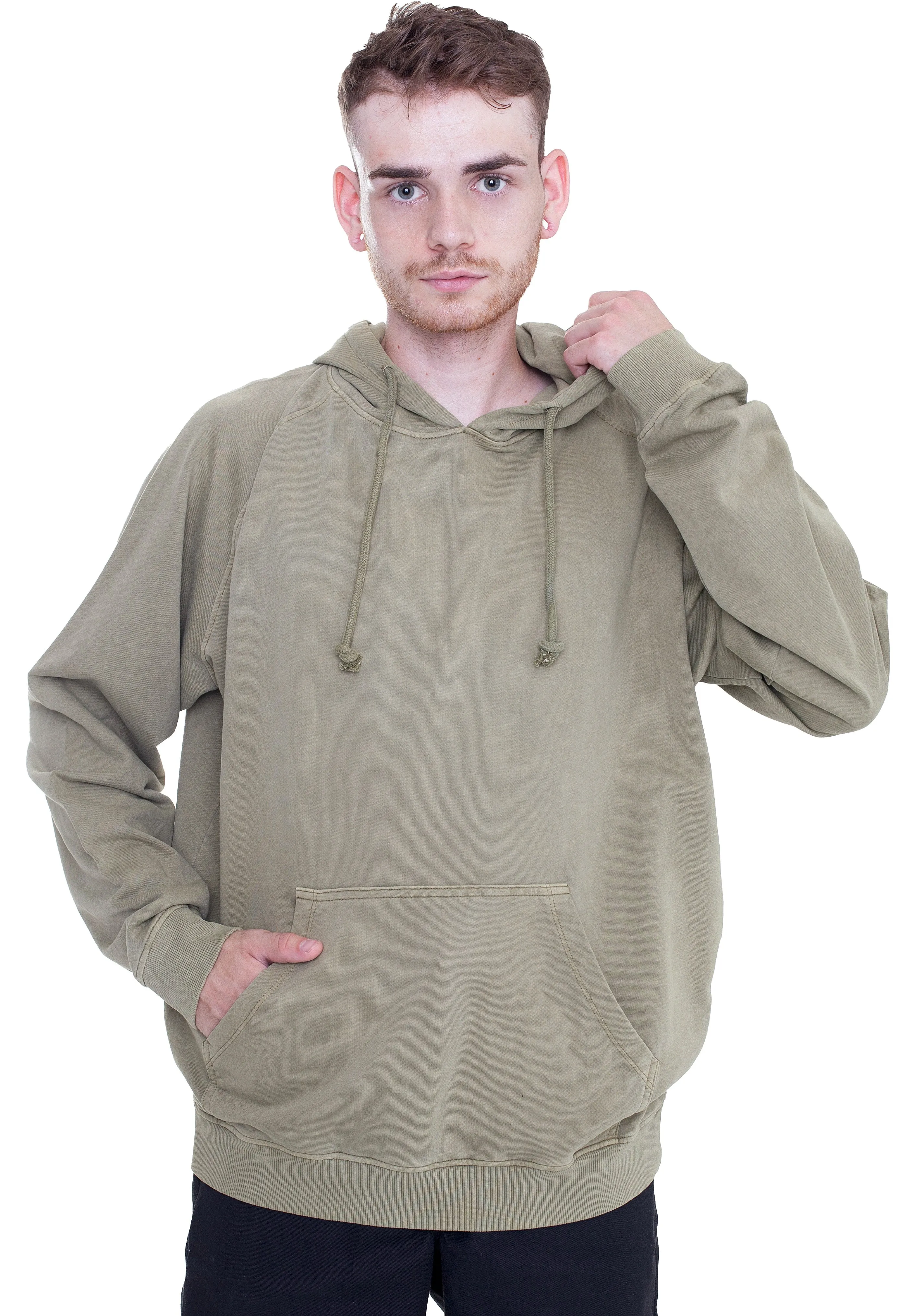 Urban Classics - Overdyed Khaki - Hoodie