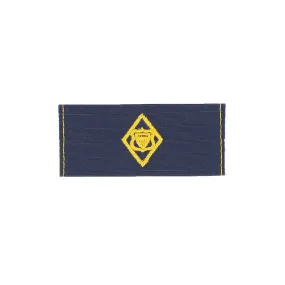 Vanguard CG Collar Device Blue Sew On Warrant Officer Maritime Law Enforcement Specialist (MLES)