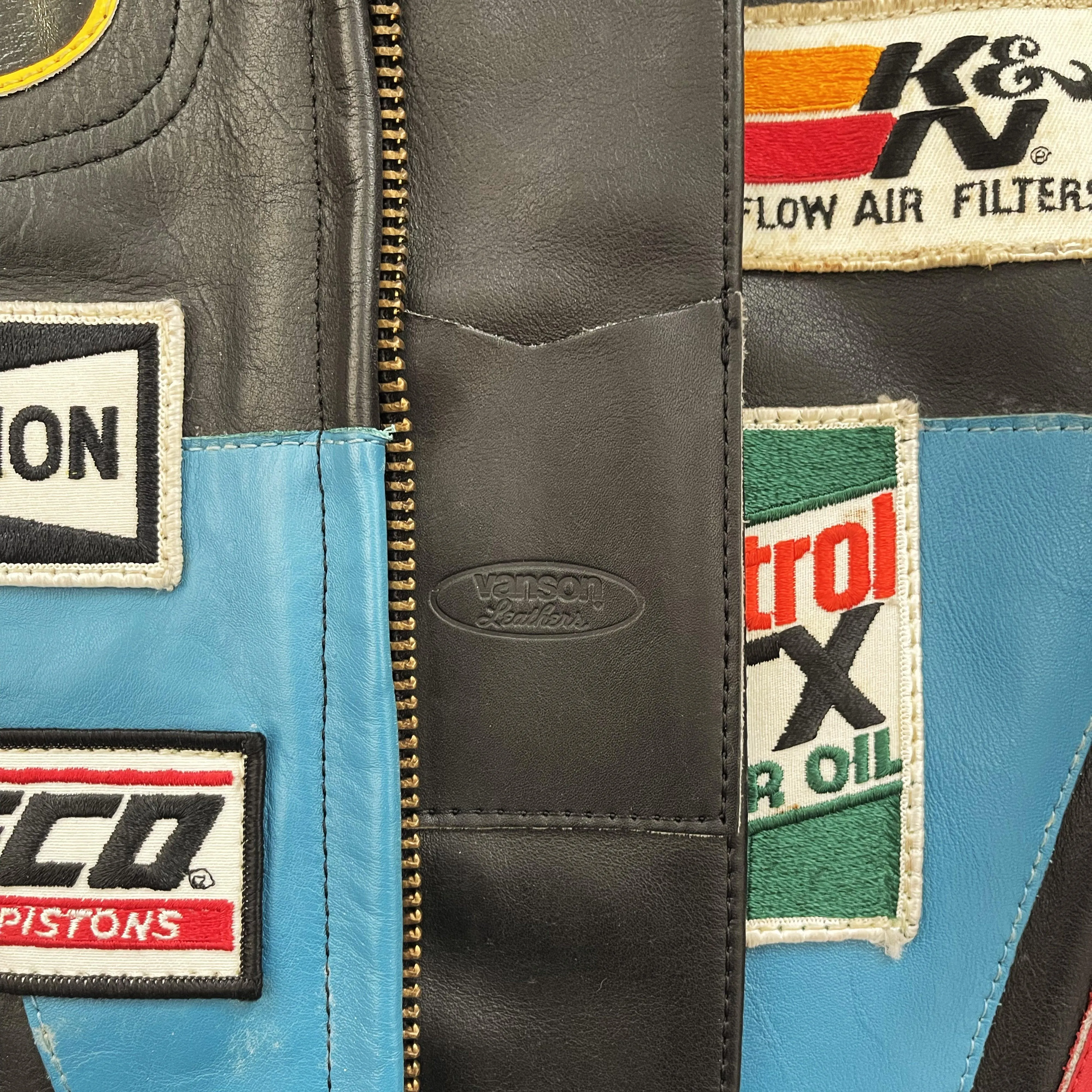 Vanson Leathers Motorcycle Racer Jacket - S/M