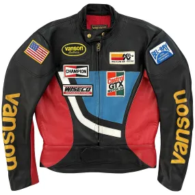 Vanson Leathers Motorcycle Racer Jacket - S/M