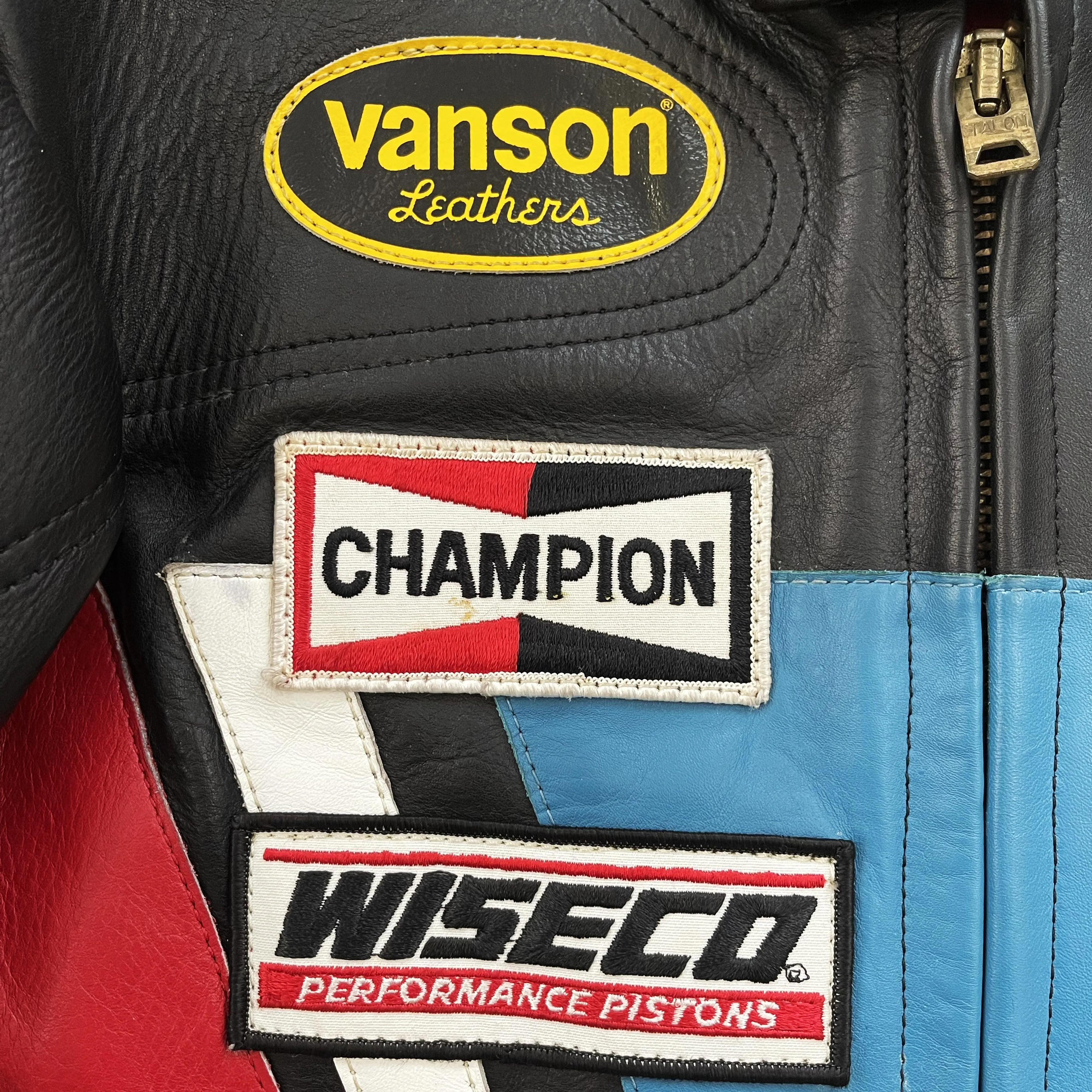 Vanson Leathers Motorcycle Racer Jacket - S/M