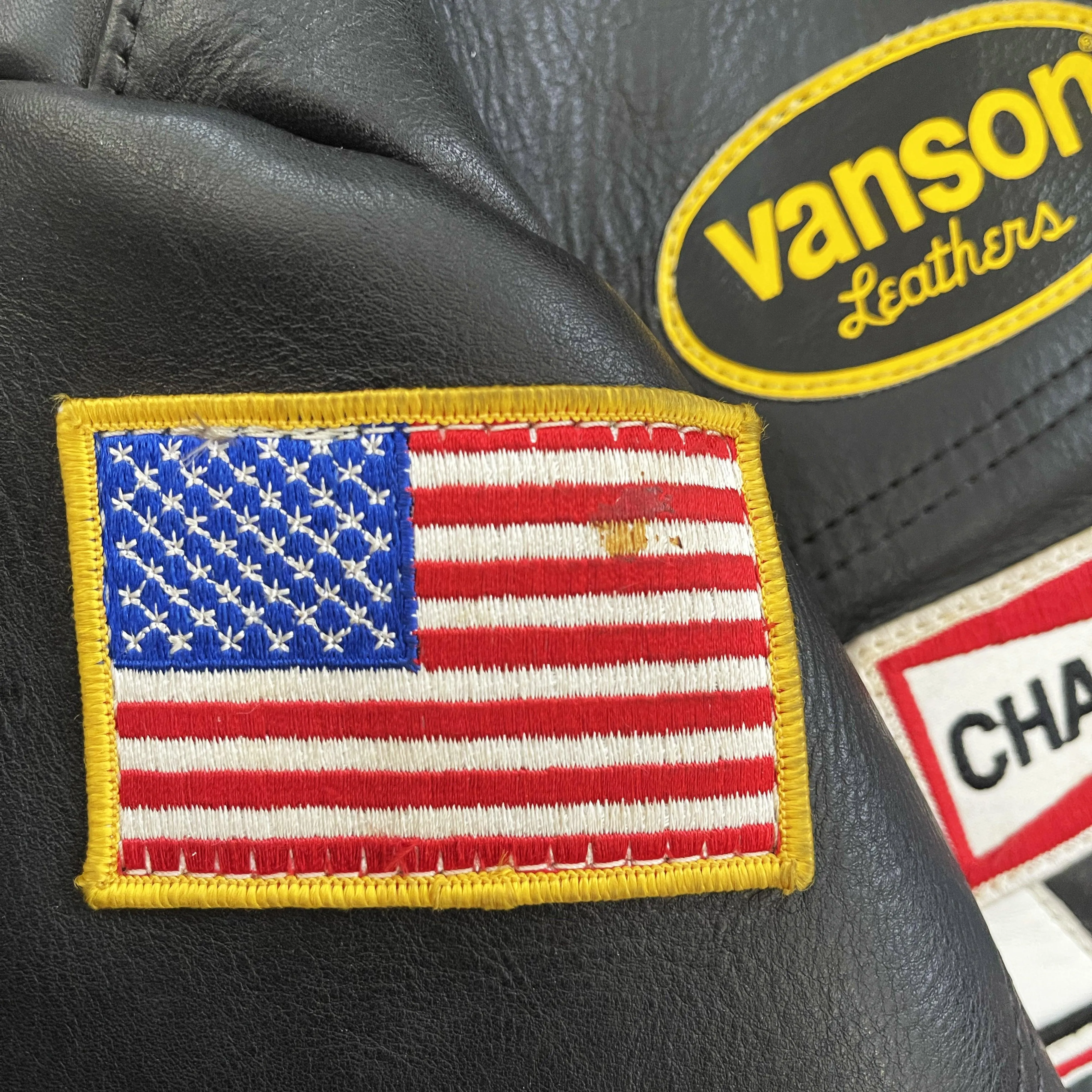 Vanson Leathers Motorcycle Racer Jacket - S/M