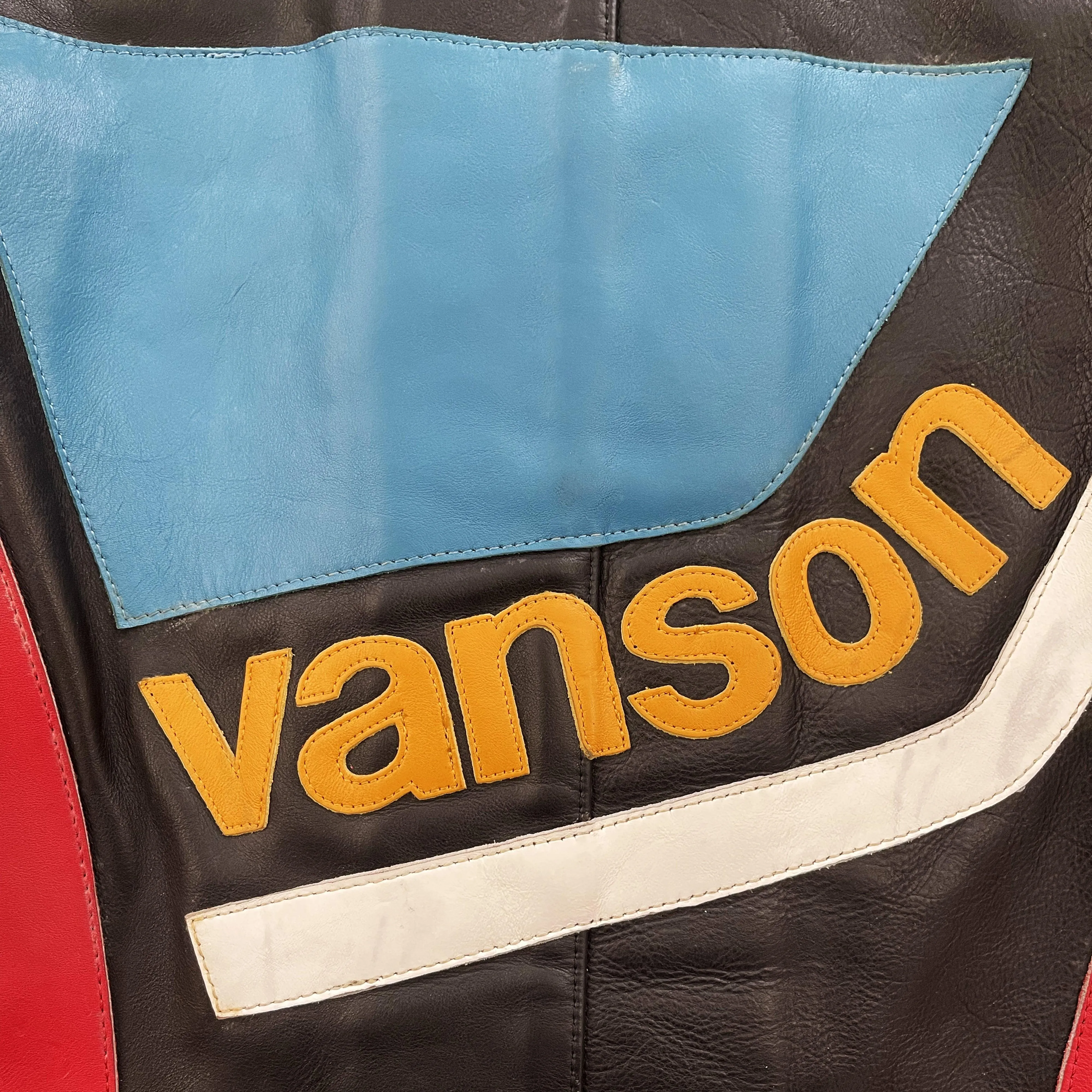 Vanson Leathers Motorcycle Racer Jacket - S/M