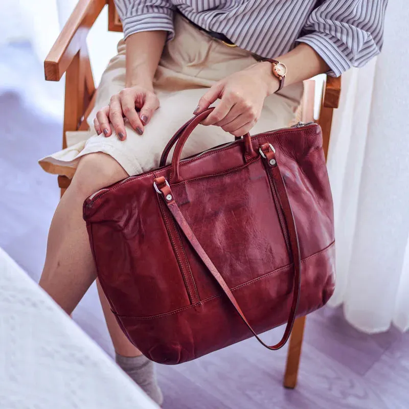 Vintage Handmade Genuine Leather Women's Luxury Shoulder Bag