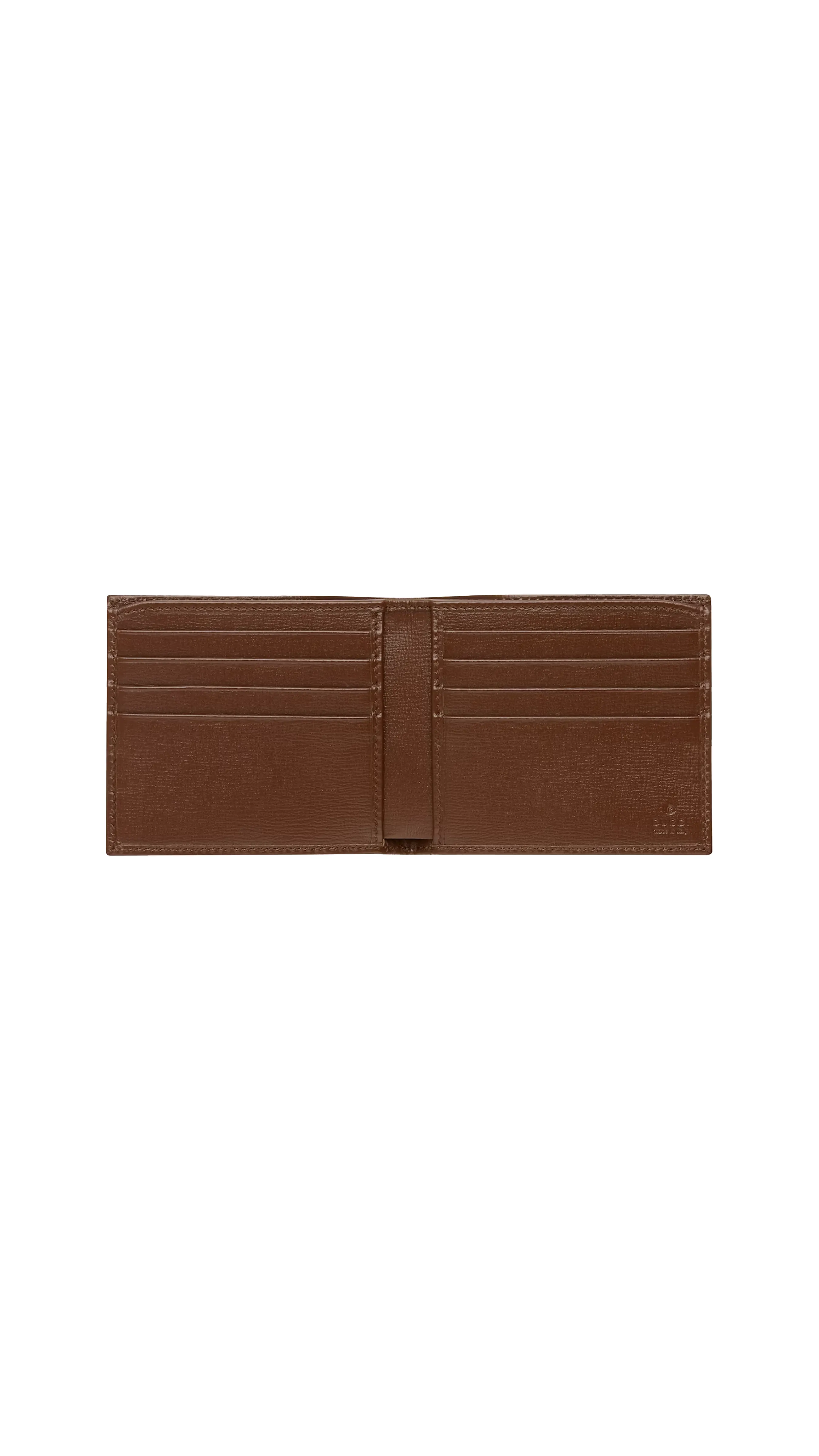 Wallet with Interlocking G - Brown