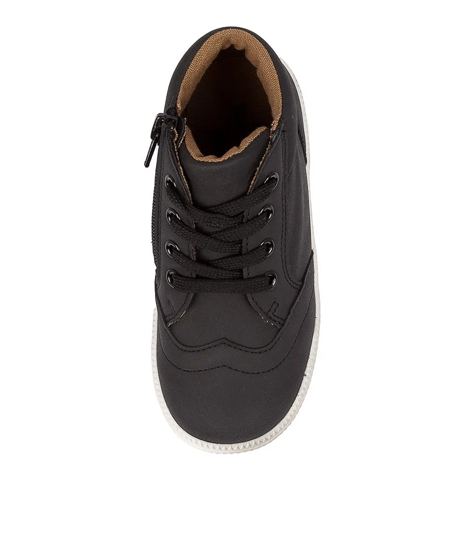 WALNUT Storm Sneaker Black Smooth