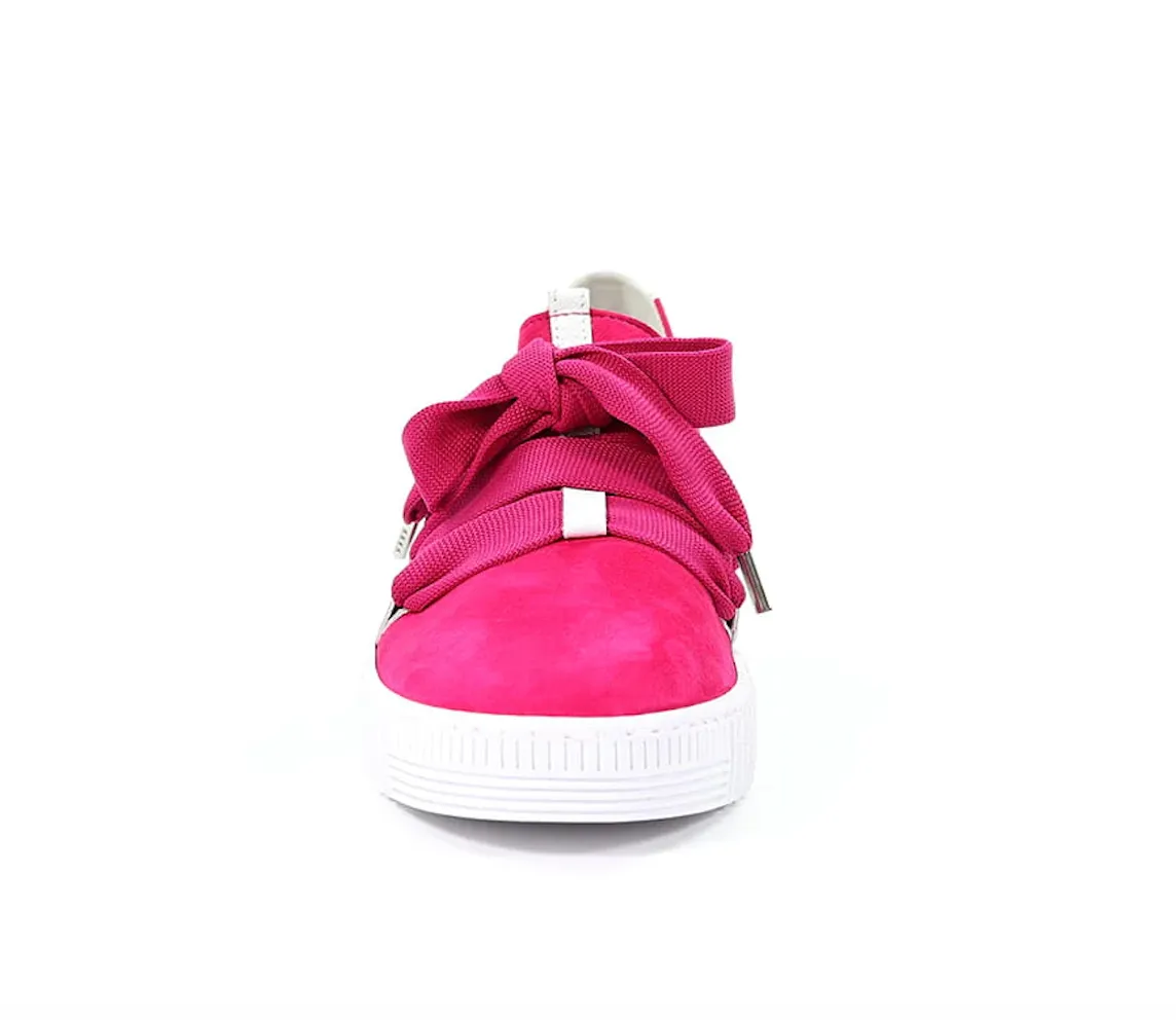 WOMEN'S GABOR 43.333.10 BOW TIE SNEAKER | PINK