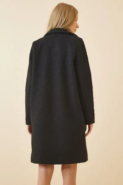 Women's Wool-Mixed Boucle Coat