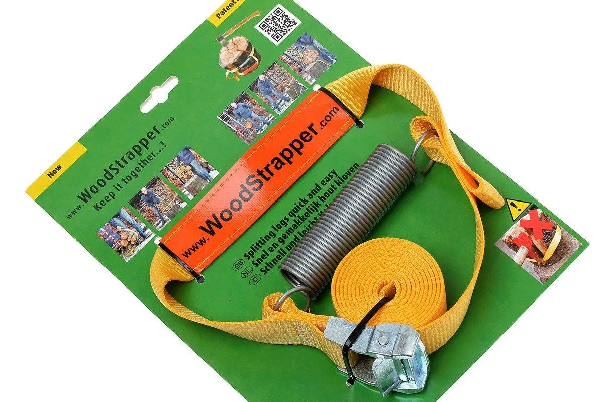WoodStrapper, help to split wood