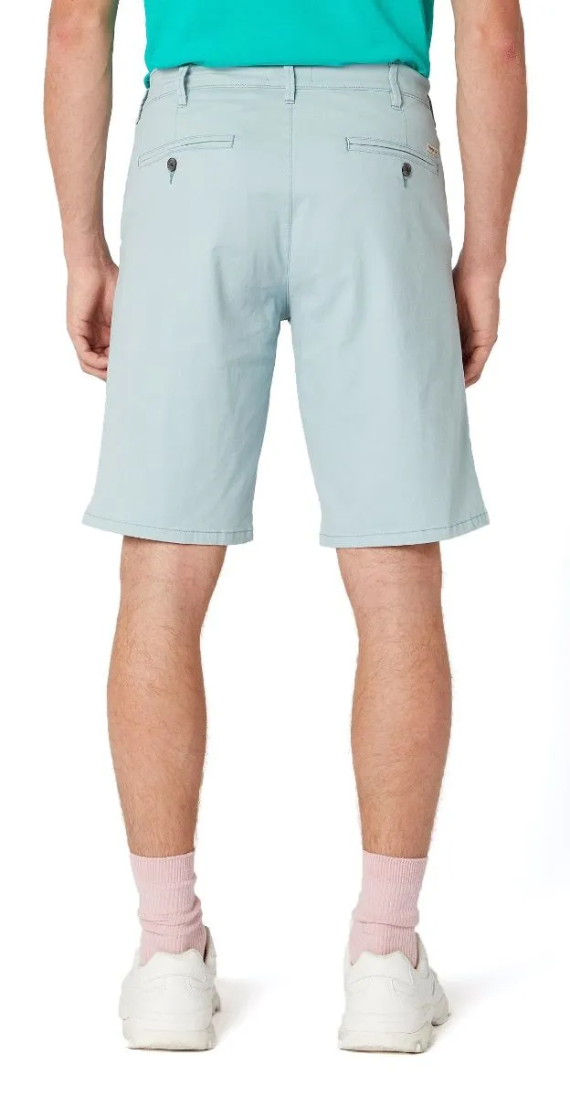 Wrangler Chino Casual Cotton Shorts Mist Blue