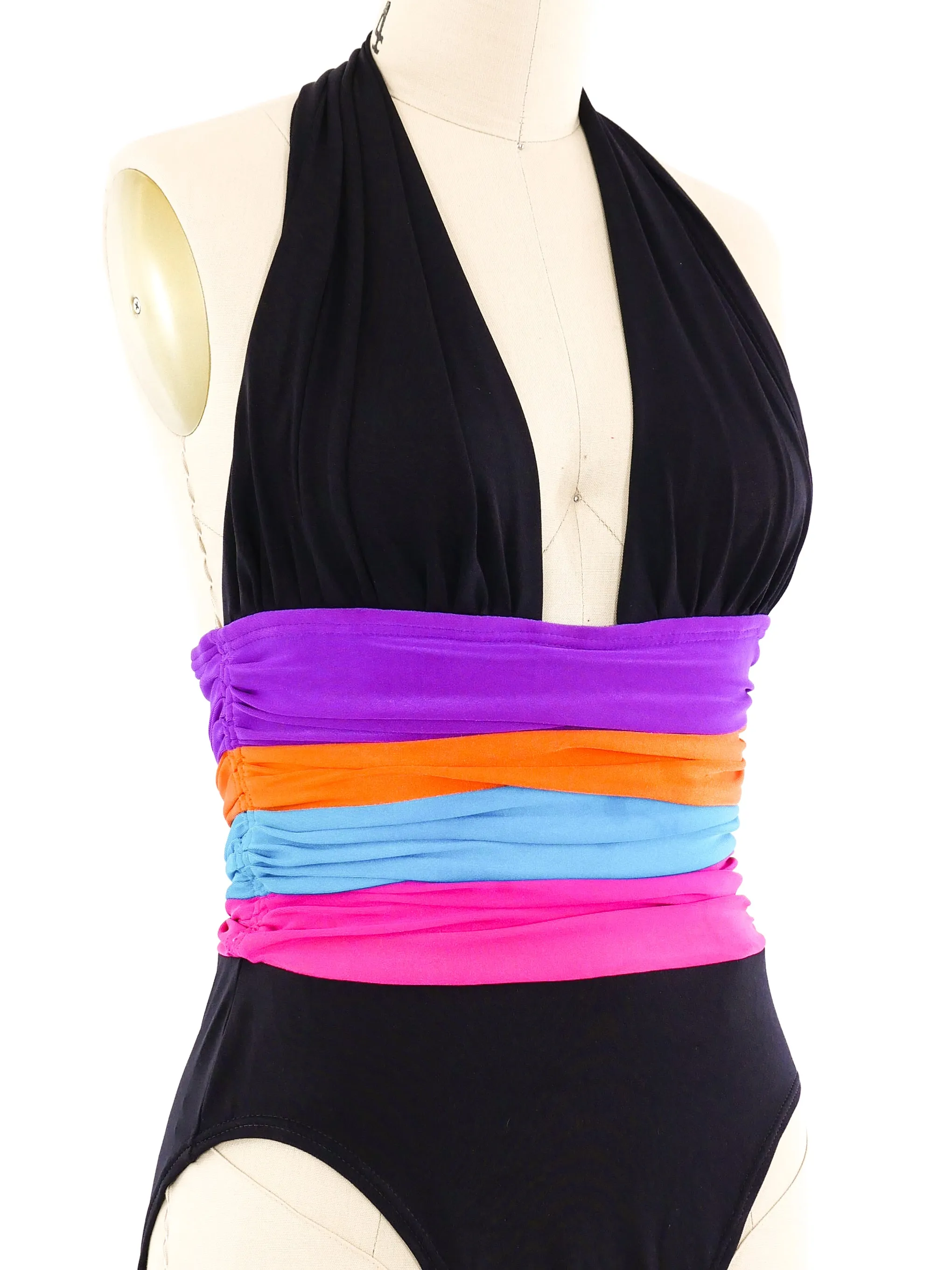 Yves Saint Laurent Halter Swimsuit